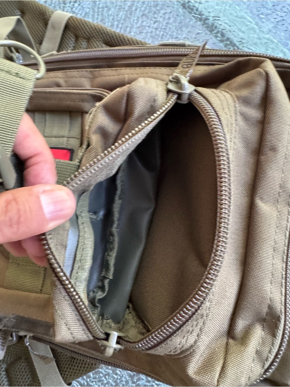 Gurkha Cigars Tactical Men's Backpack in Olive Green - Picture 8 of 9
